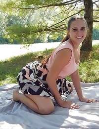 Kaley Kade Naughty at Picnic