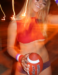 Brooke Marks lingerie football